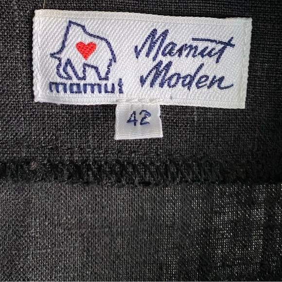 Linen blend navy shirt dress - Picture 4 of 7